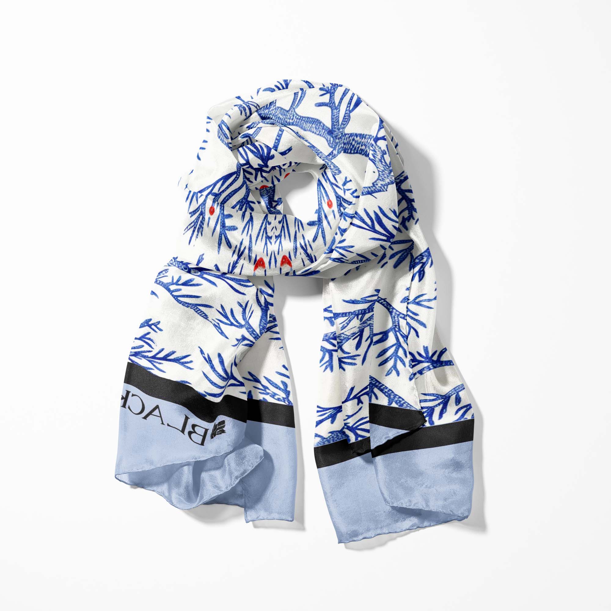 SNOWFLAKE TREE MEN SCARF - PREMIUM COLLECTION