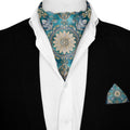 SORRENTO SILK ASCOT AND POCKET SQUARE SET – PREMIUM COLLECTION