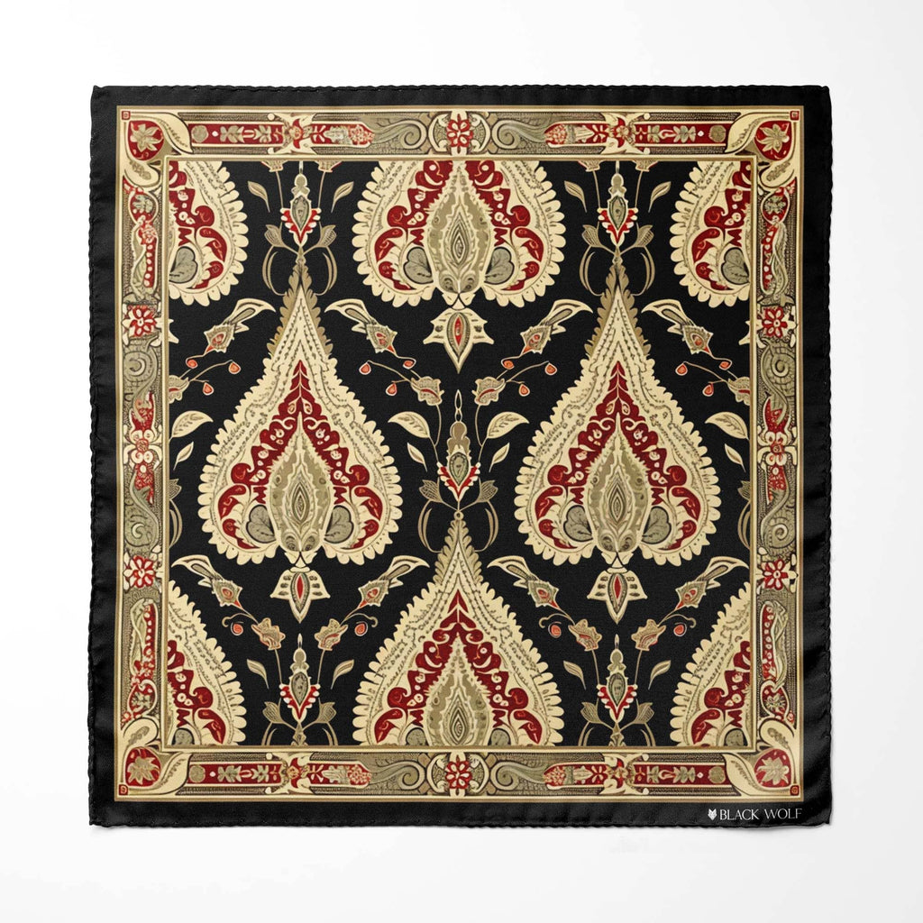 IKAT ETHNIC MEN SCARF AND POCKET SQUARE SET – PREMIUM COLLECTION