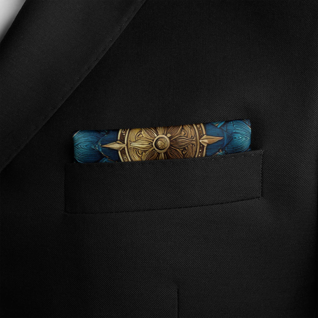 THE ASTRAL BLOOM SILK POCKET SQUARE