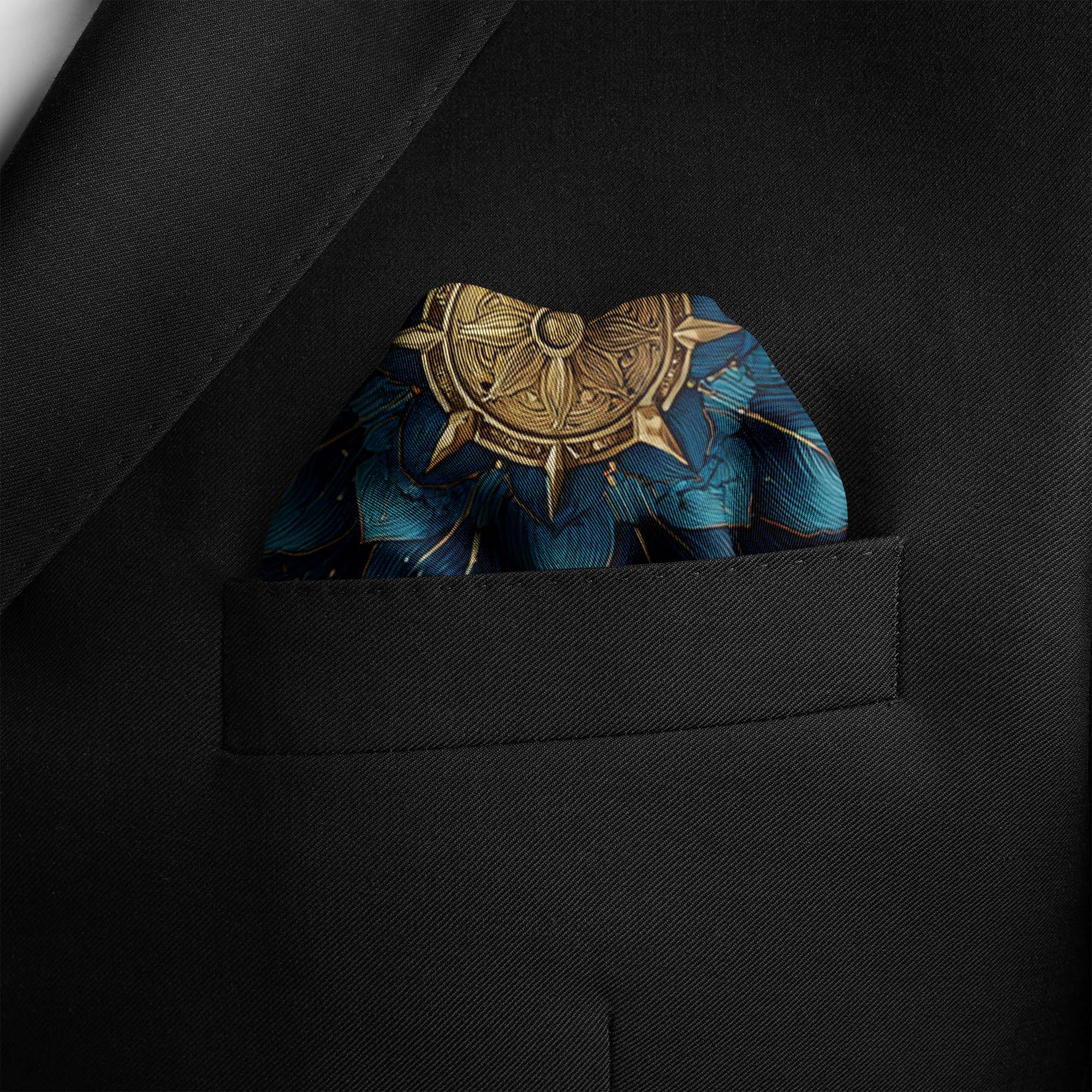 THE ASTRAL BLOOM SILK POCKET SQUARE