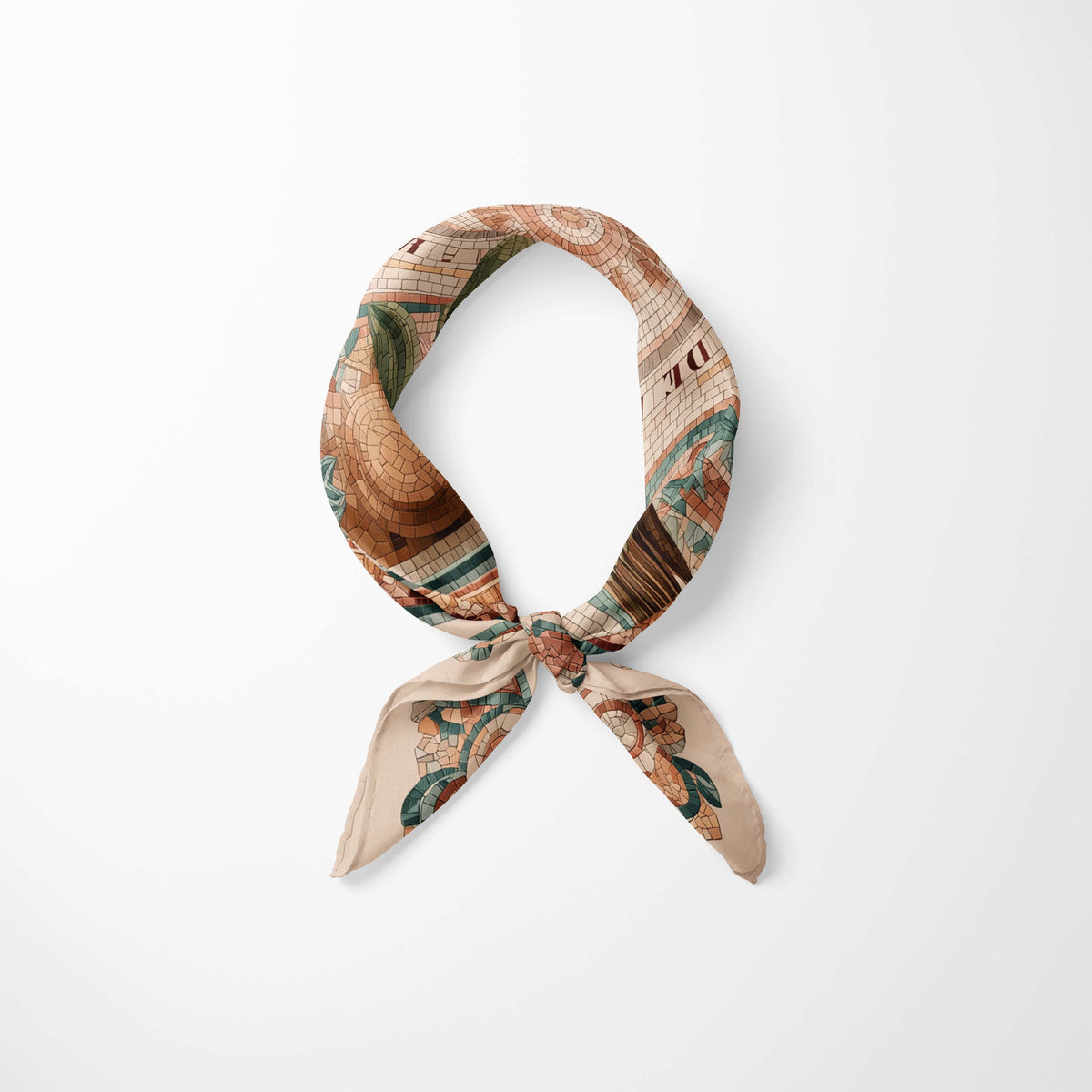 ANTIQUE GROTESQUE NECK SCARF
