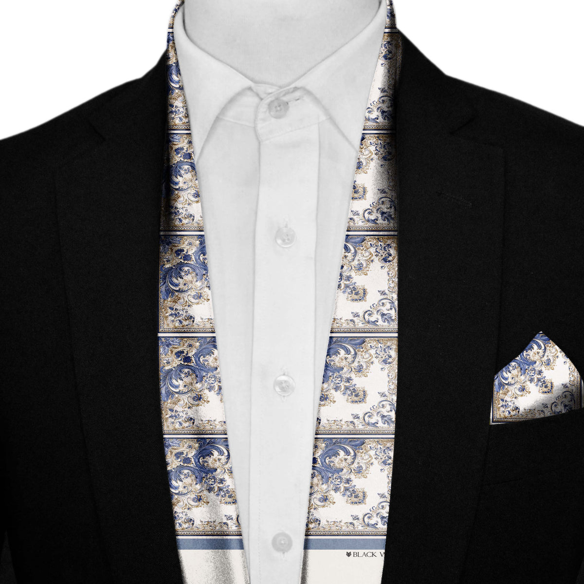 FIORENZA MEN SCARF AND POCKET SQUARE SET – PREMIUM COLLECTION