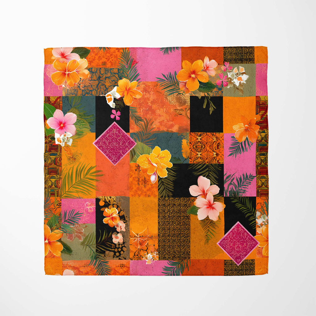 PARADISE FLORAL NECK SCARF