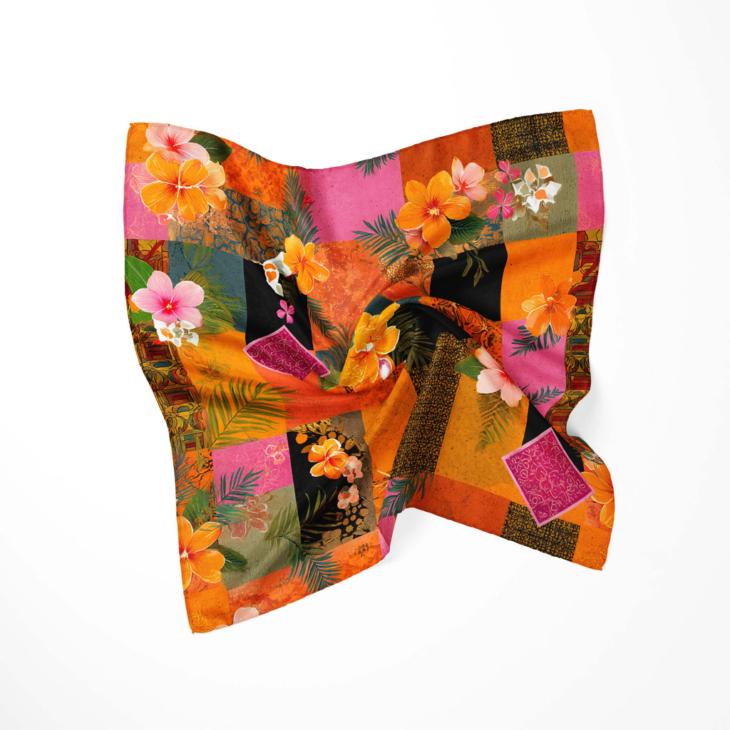 PARADISE FLORAL NECK SCARF