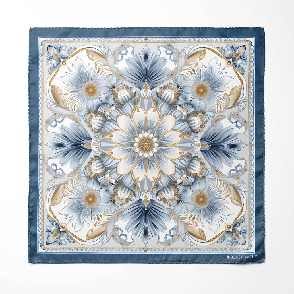 LUXURY ARABIC SILK POCKET SQUARE