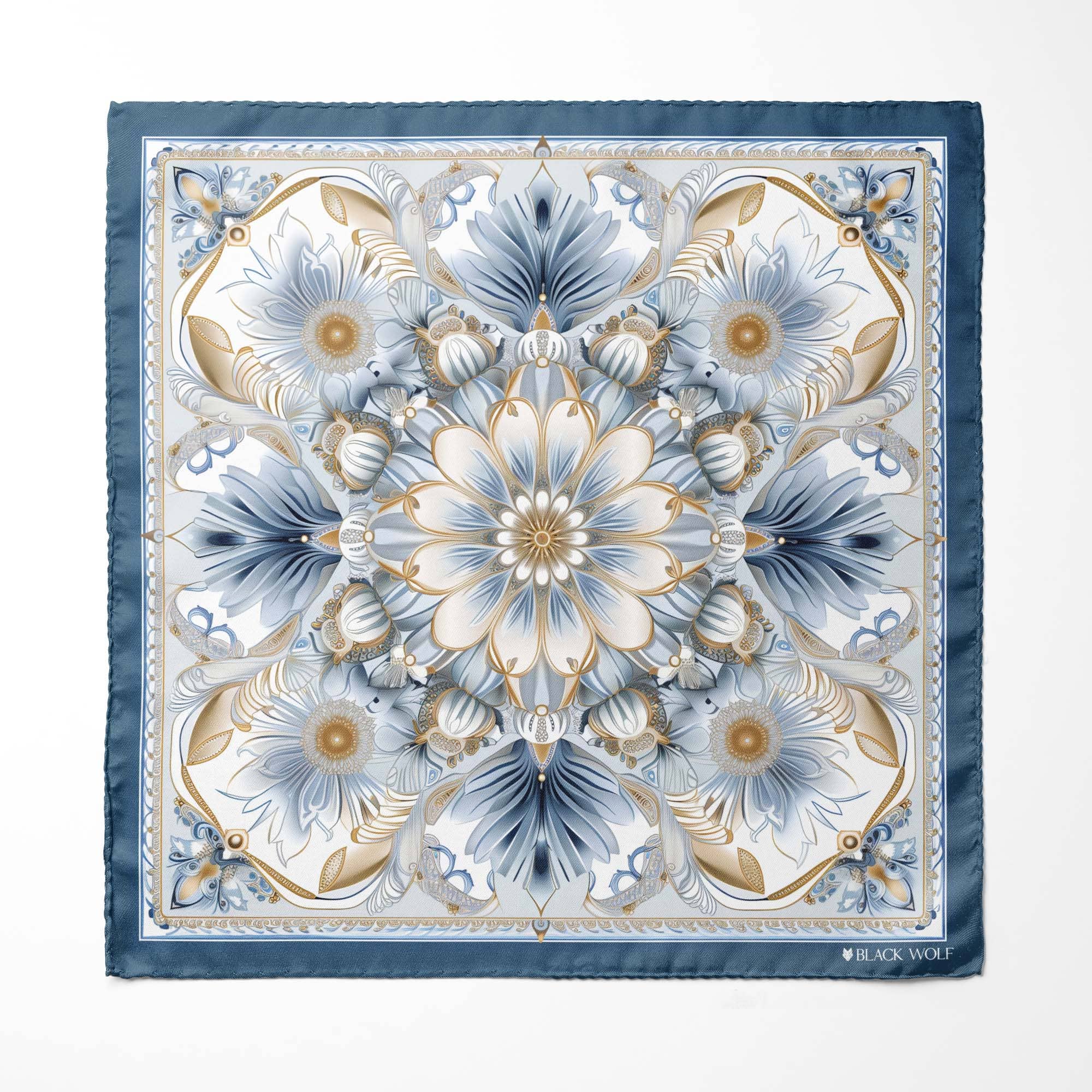 LUXURY ARABIC SILK POCKET SQUARE