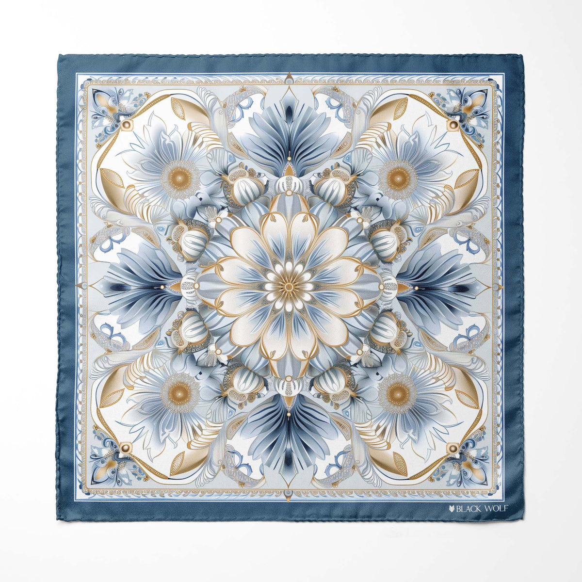 LUXURY ARABIC SILK POCKET SQUARE