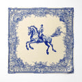 HORSE ABSTRACT SILK POCKET SQUARE
