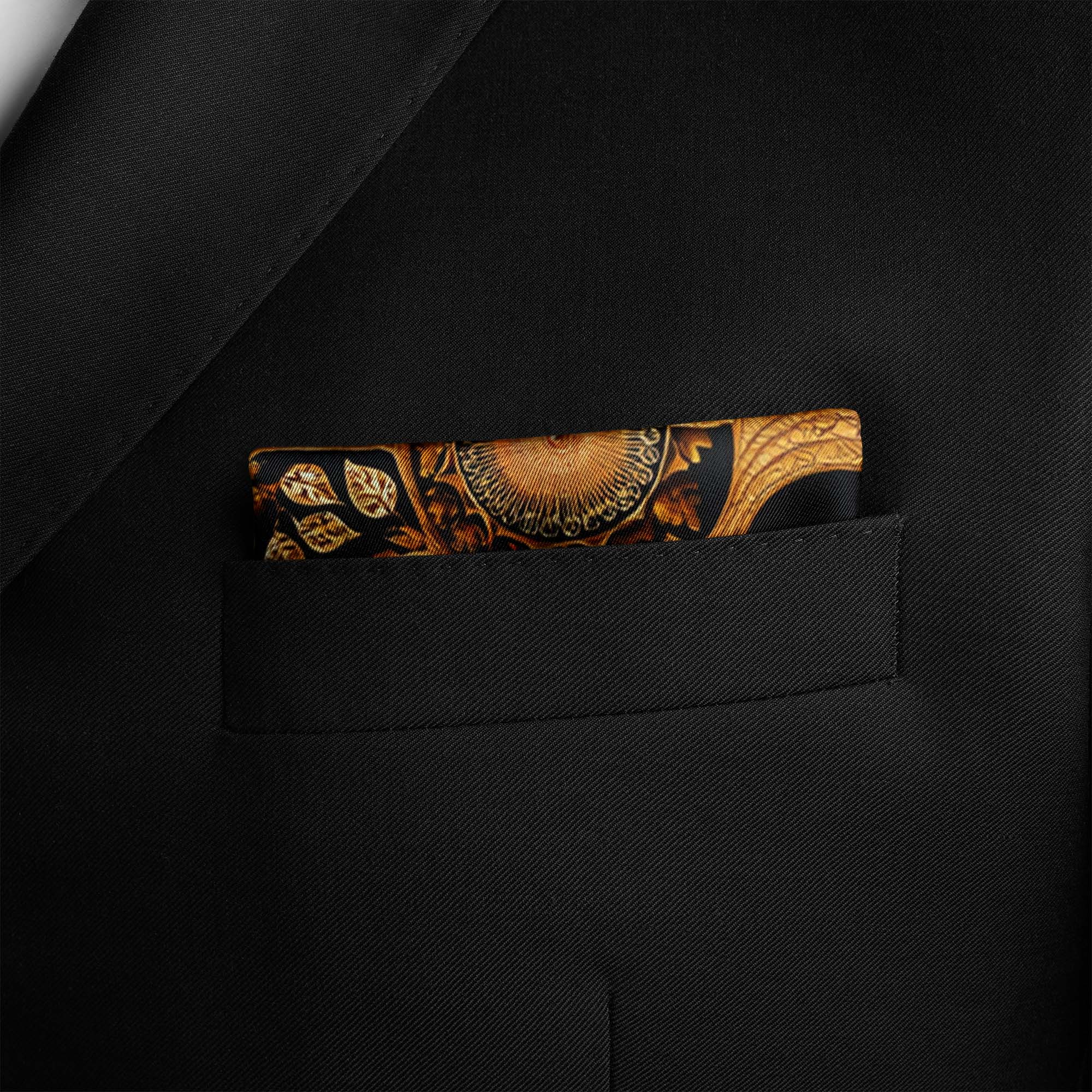 THE ETERNAL CANOPY SILK POCKET SQUARE