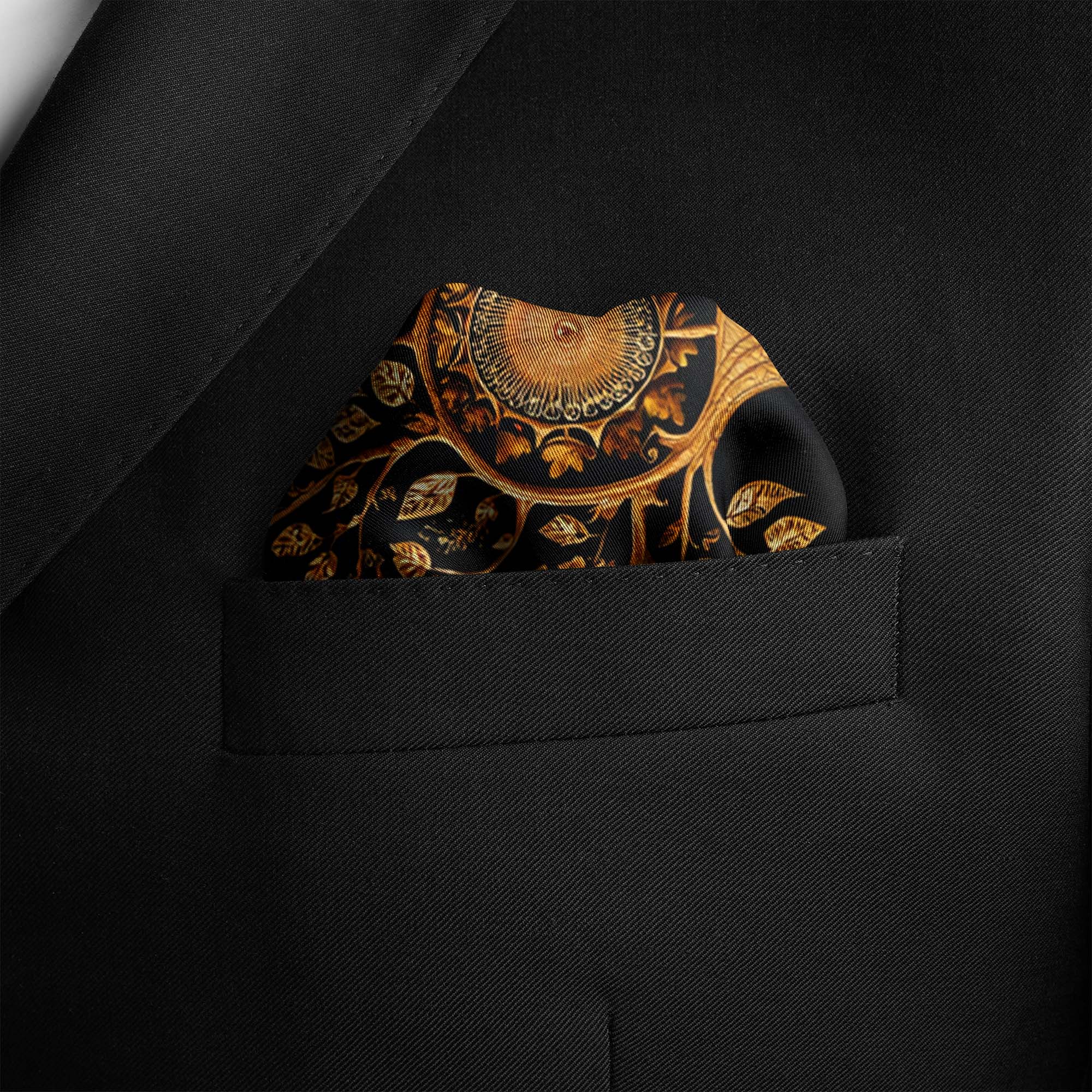 THE ETERNAL CANOPY SILK POCKET SQUARE