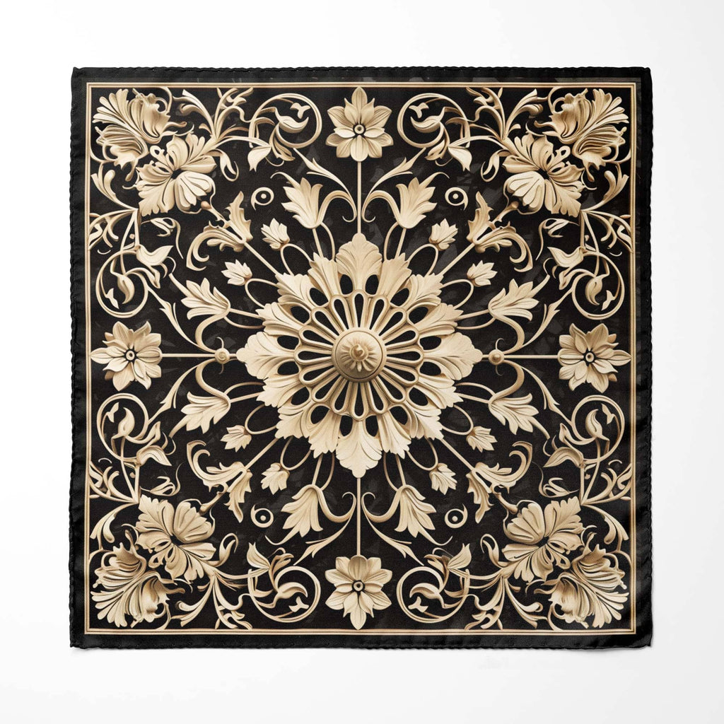 MANDALA ART MEN SCARF AND POCKET SQUARE SET – PREMIUM COLLECTION