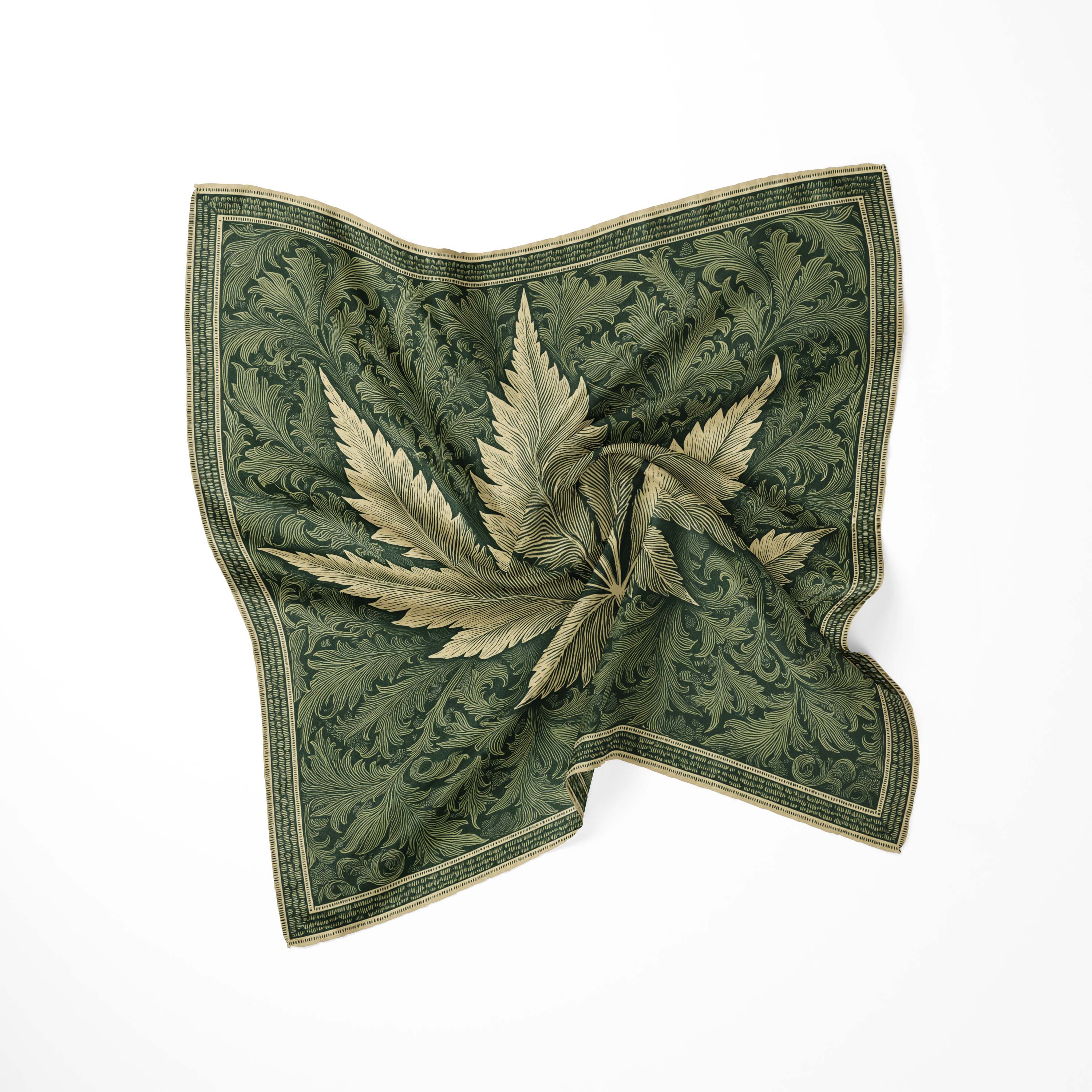 VERDANT SILK BANDANA
