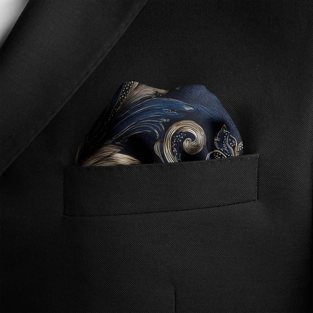 THE NIGHT ATELIER SILK POCKET SQUARE