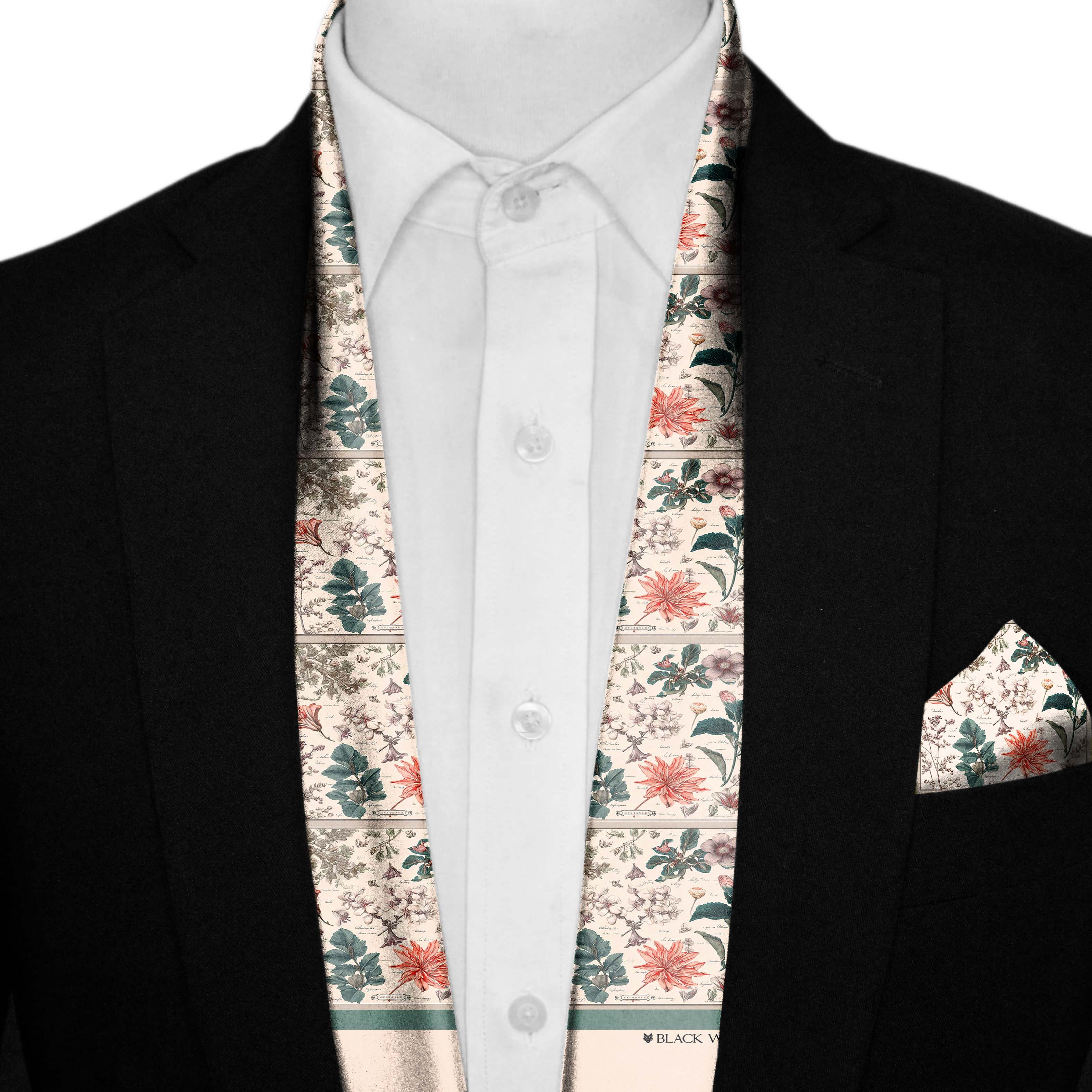 BOTANIKA MEN SCARF AND POCKET SQUARE SET – PREMIUM COLLECTION