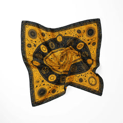 CELESTIAL GOLD SILK BANDANA