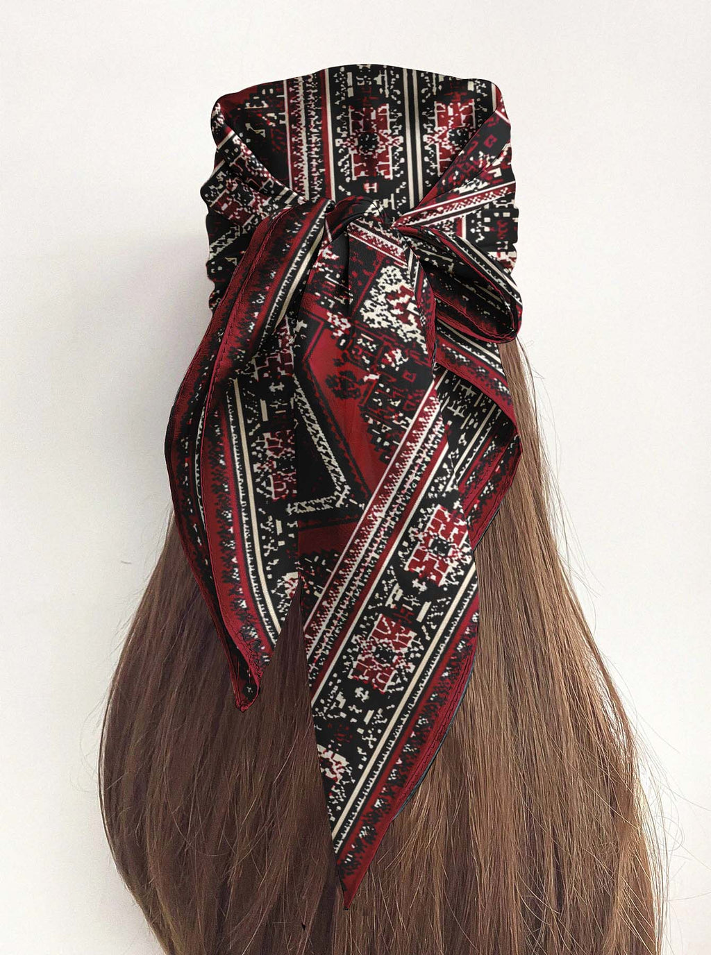 TATREEZ SILK HEAD SCARF
