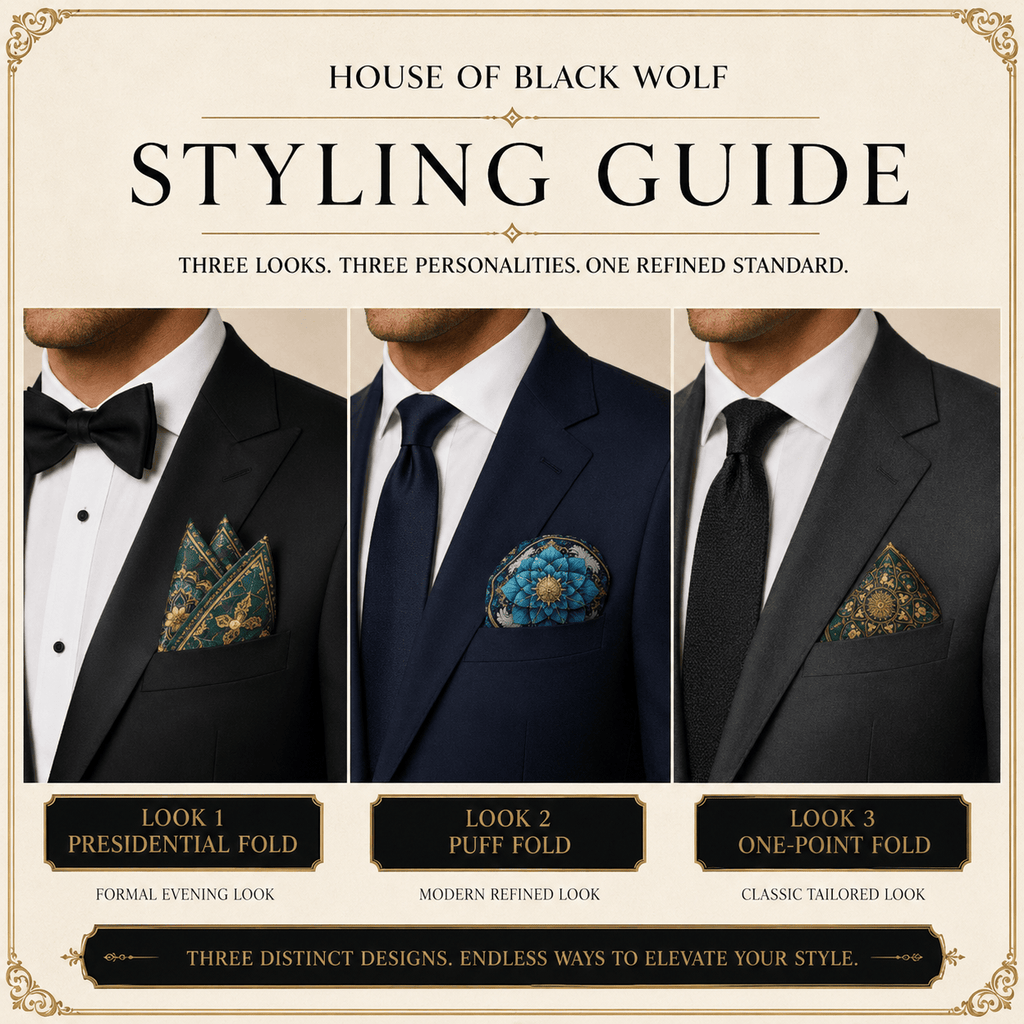 PACK OF 3 POCKET SQUARES