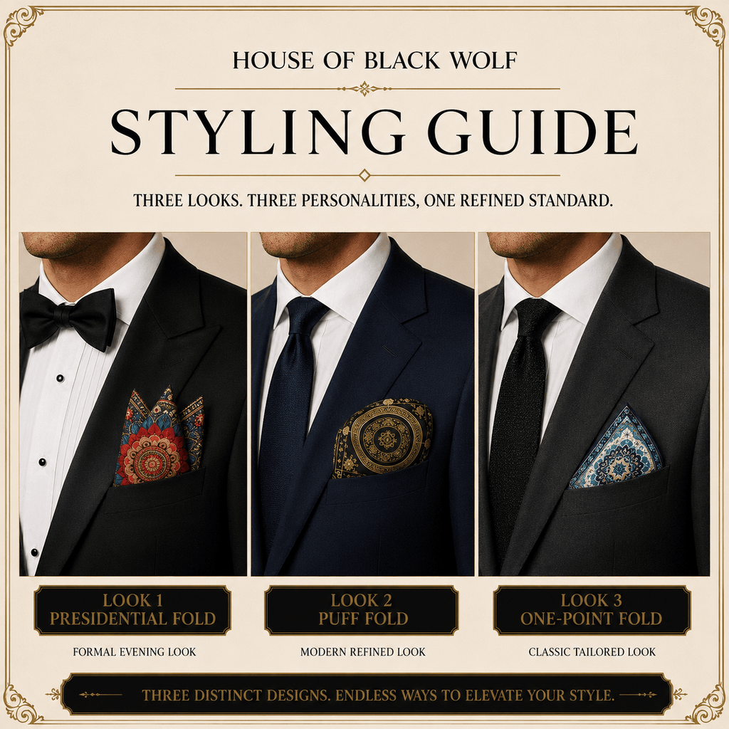 PACK OF 3 POCKET SQUARES