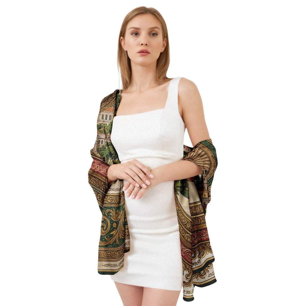 IMPERIAL FLORENTINE SILK LONG LADIES SCARF