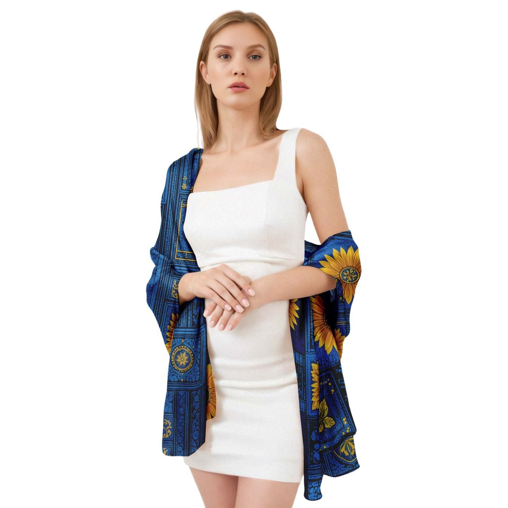 LOGOSE SILK LONG LADIES SCARF