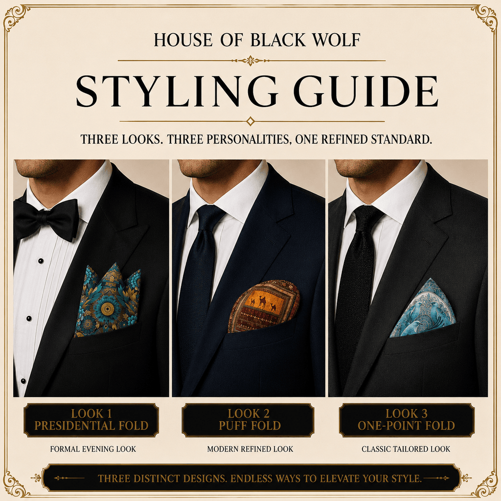PACK OF 3 POCKET SQUARES