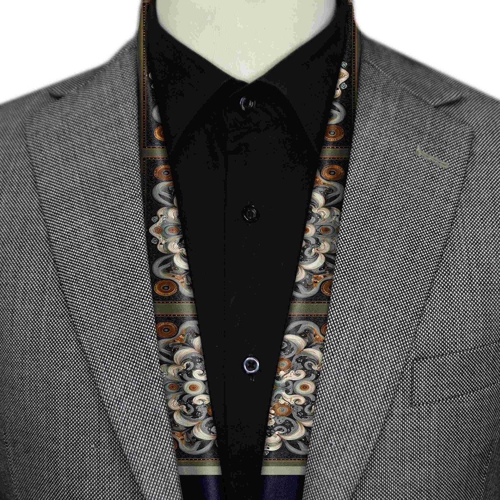 VERMILLION SILK MEN SCARF - PREMIUM COLLECTION