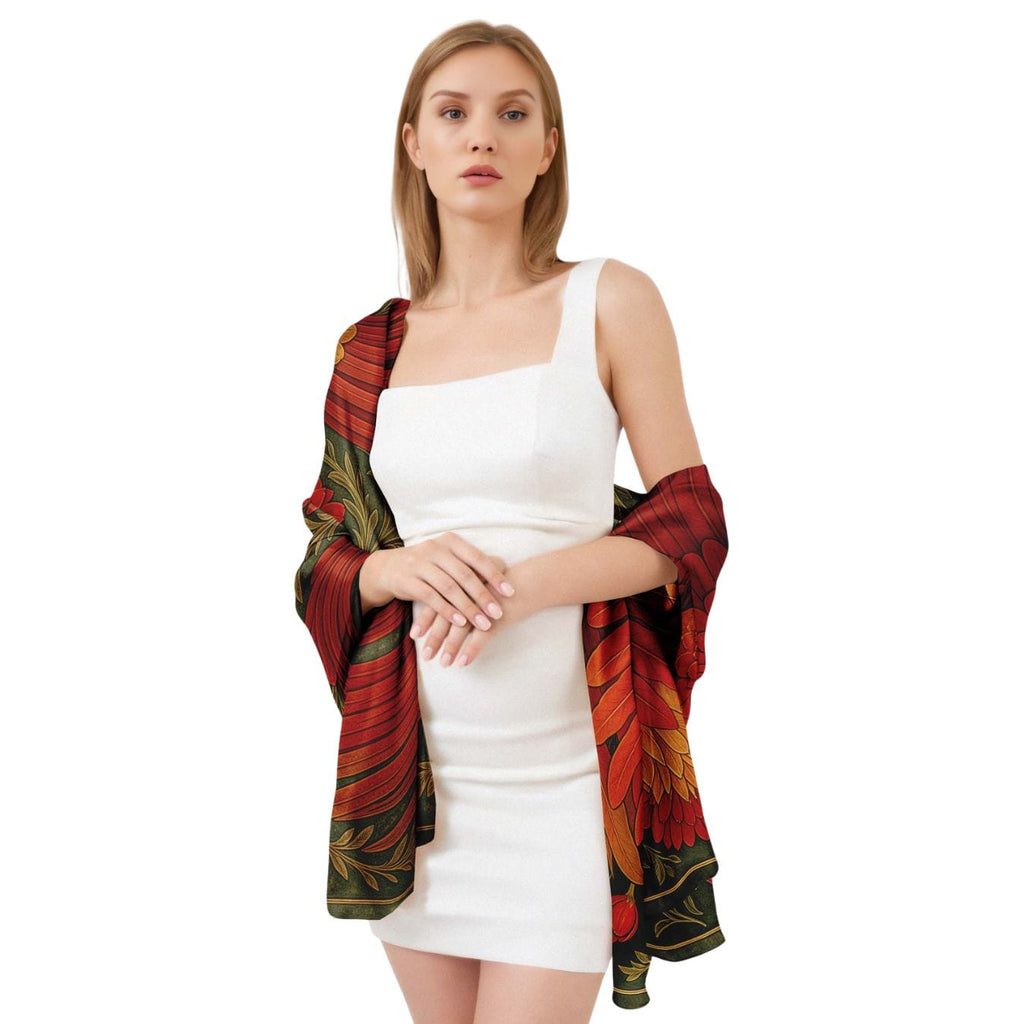 FIREBIRD SILK LONG LADIES SCARF