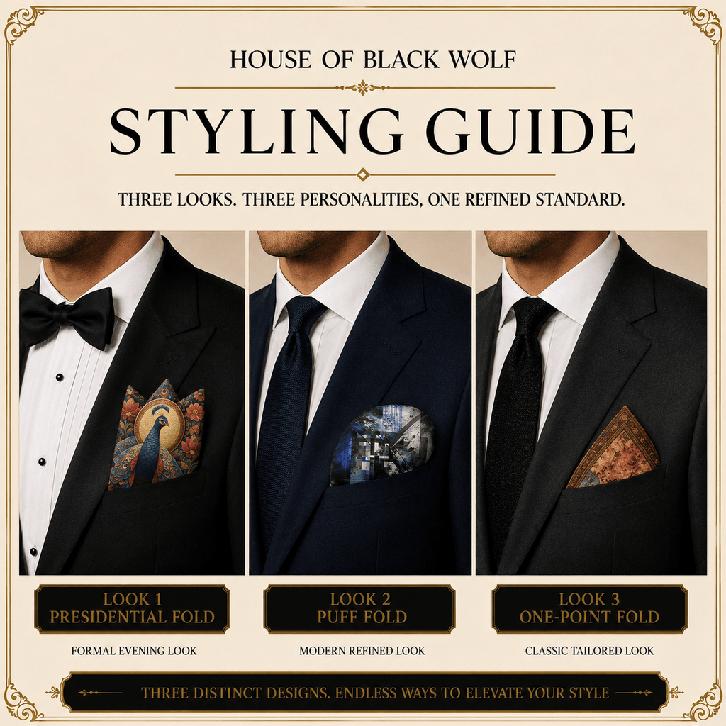 PACK OF 3 POCKET SQUARES