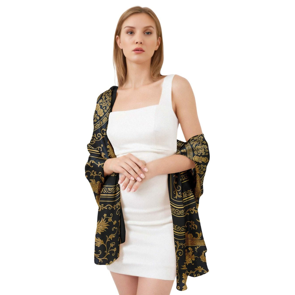 FRONTIER SHEPHERD SILK  LONG LADIES SCARF