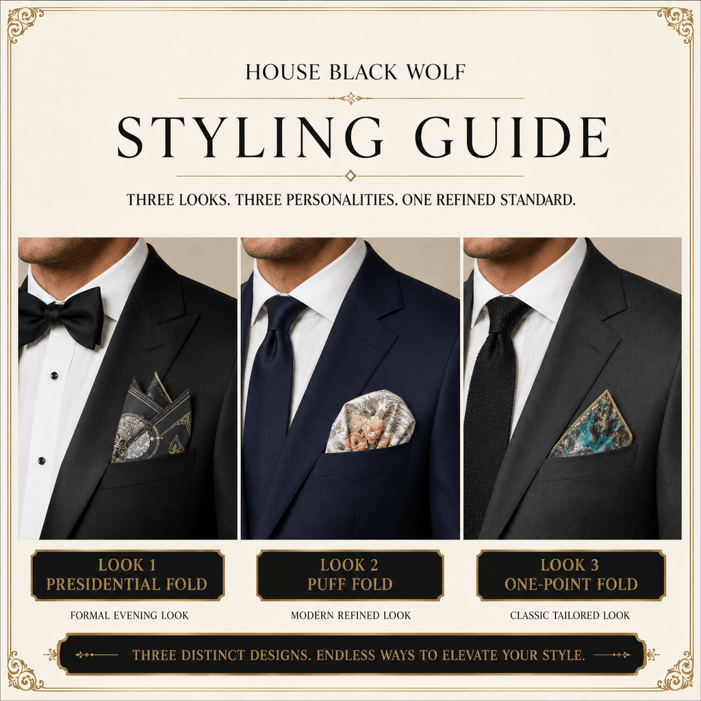 PACK OF 3 POCKET SQUARES