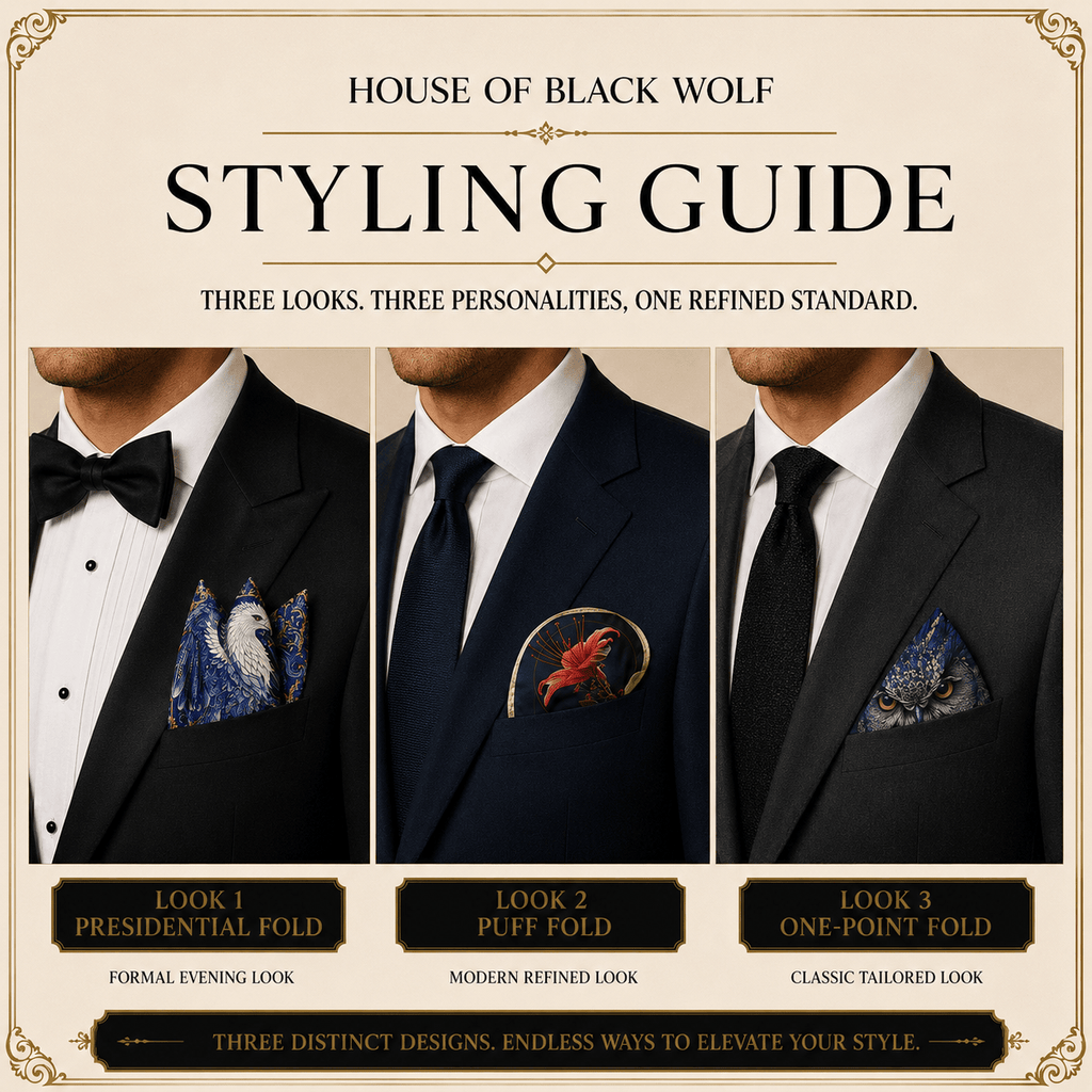 PACK OF 3 POCKET SQUARES
