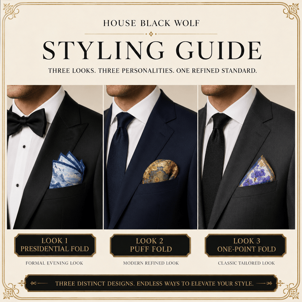 PACK OF 3 POCKET SQUARES