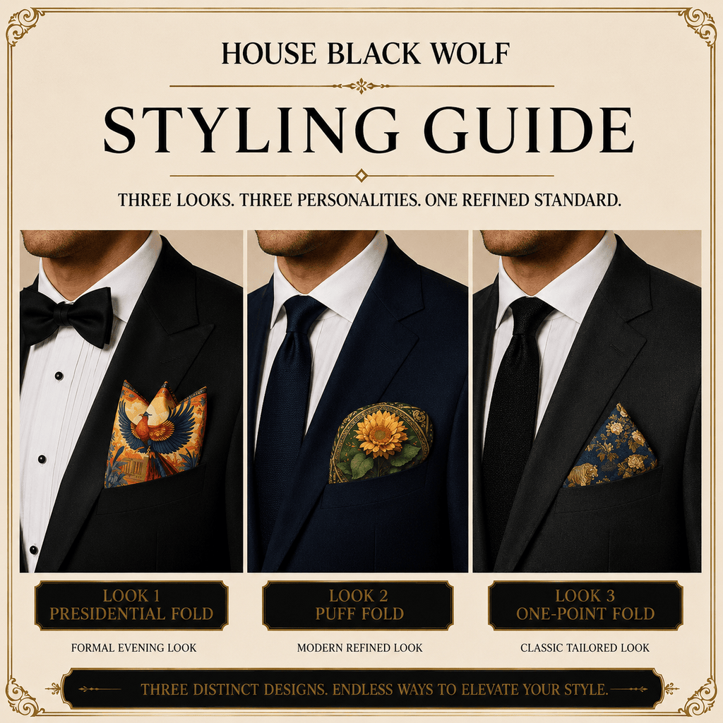 PACK OF 3 POCKET SQUARES