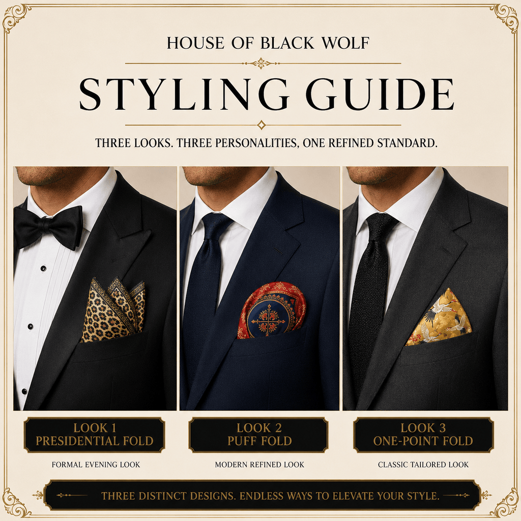 PACK OF 3 POCKET SQUARES
