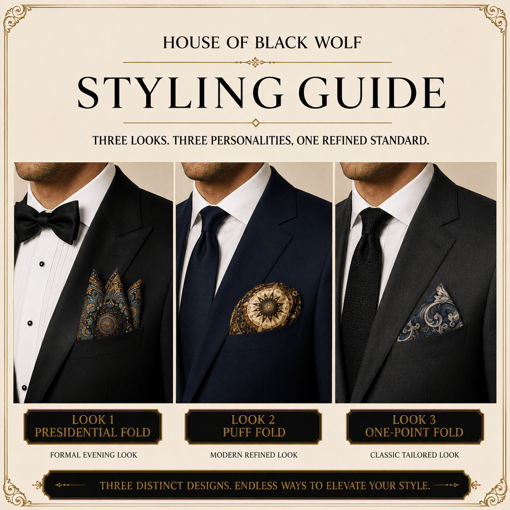 PACK OF 3 POCKET SQUARES