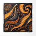 ABORIGINAL SILK POCKET SQUARE