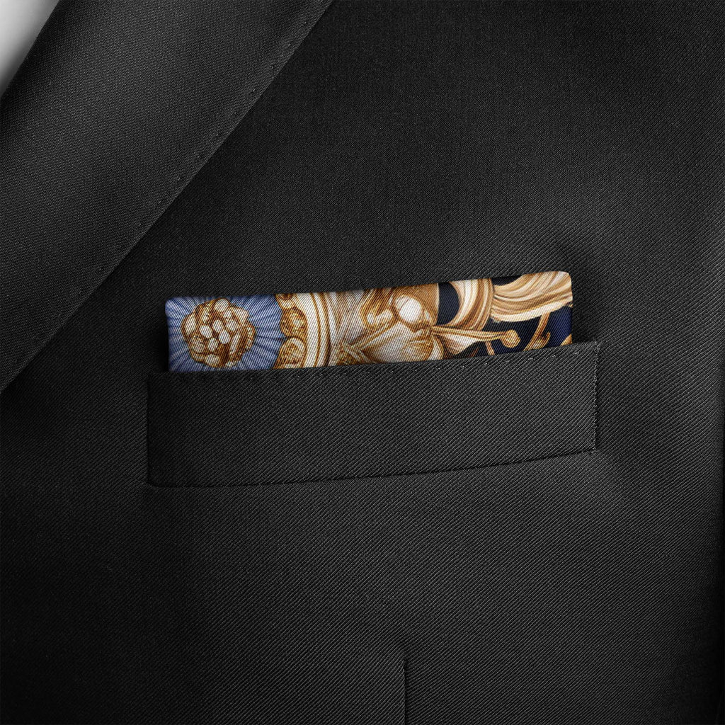 VICTORIAN FLORAL SILK POCKET SQUARES