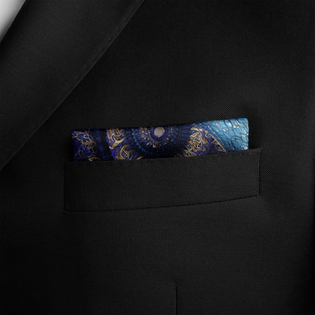 AZOTH NOCTURNE SILK POCKET SQUARE