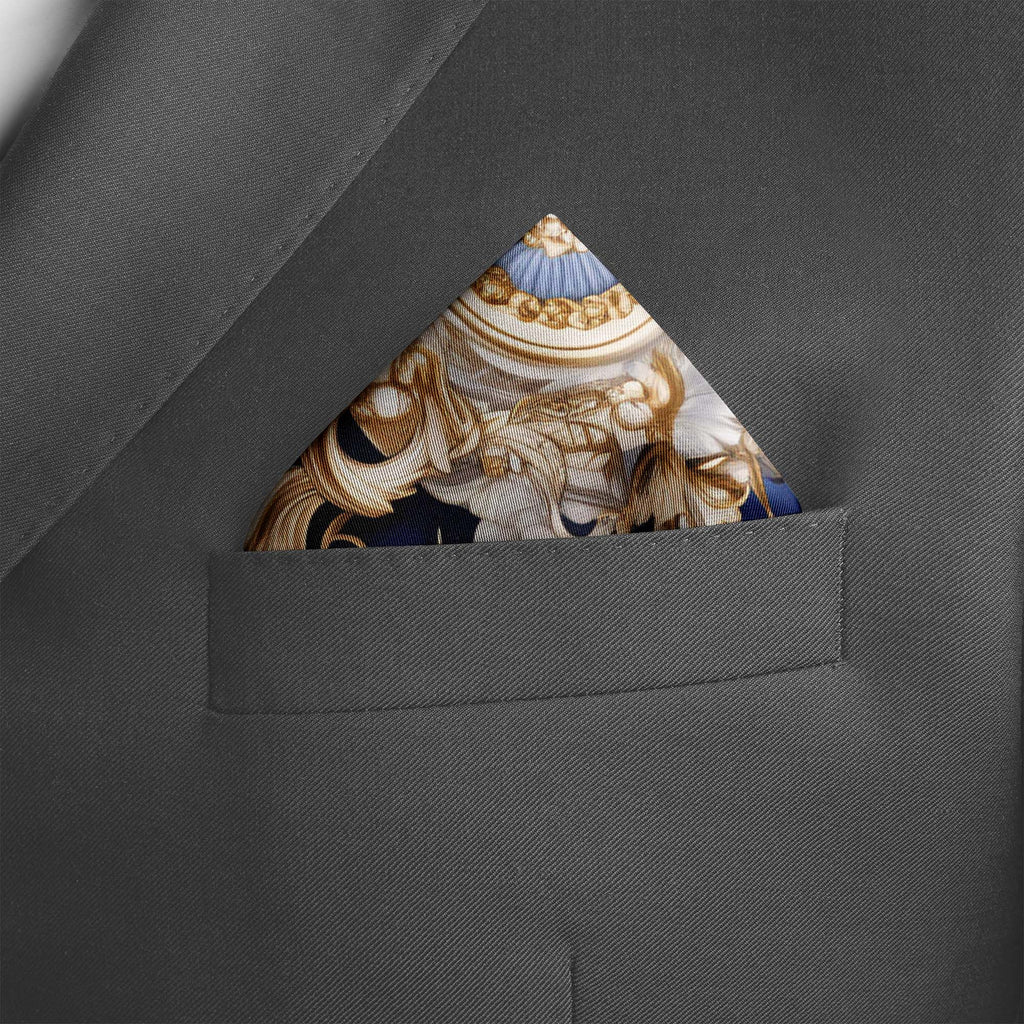 VICTORIAN FLORAL SILK POCKET SQUARES