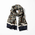 VERMILLION SILK MEN SCARF - PREMIUM COLLECTION