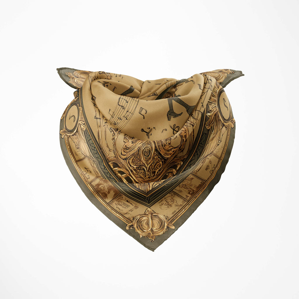 LADY OF MUSIC SILK BANDANA