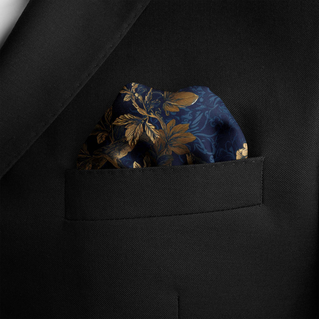 SILENT PROWL SILK POCKET SQUARE
