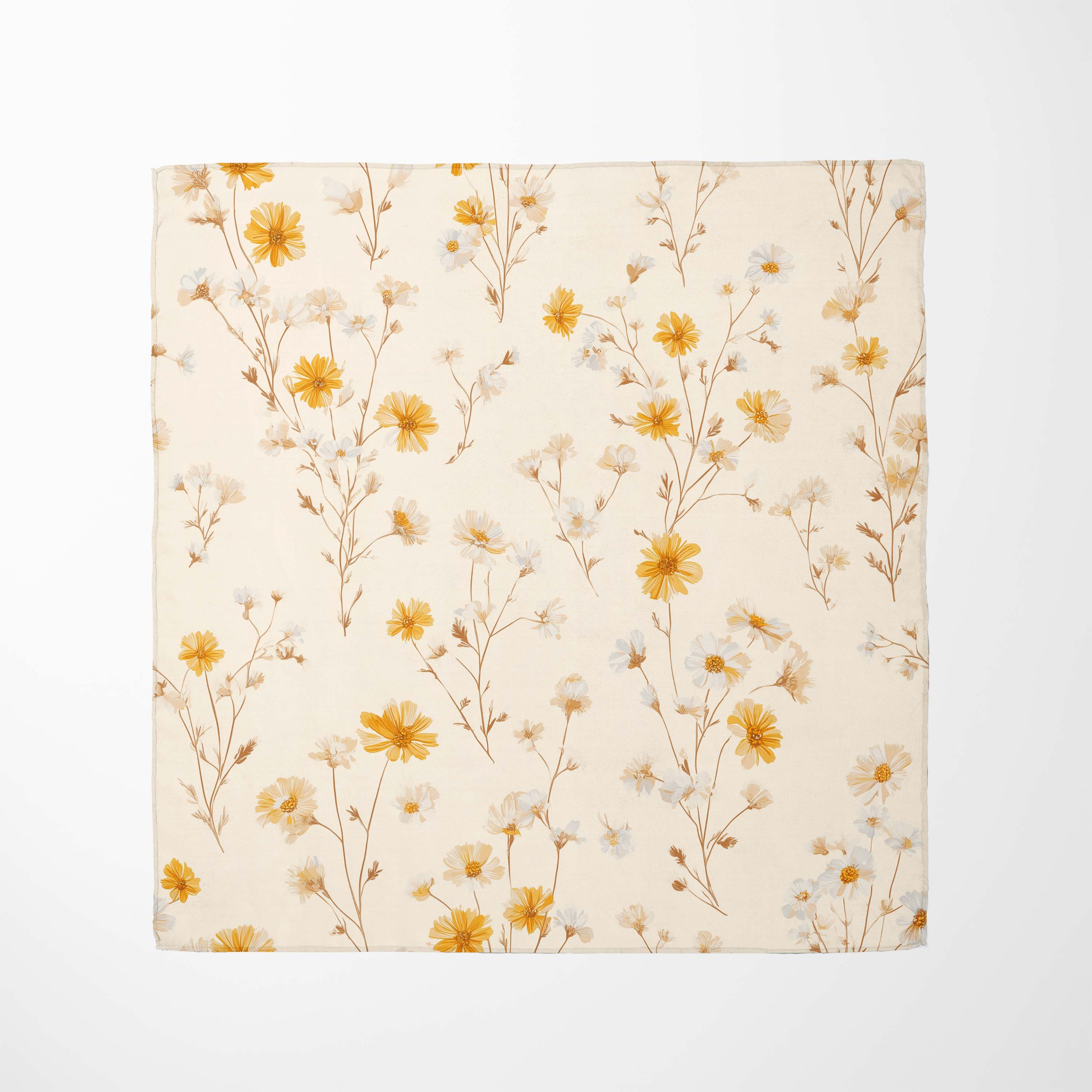 DAISY WHISPER SILK BANDANA