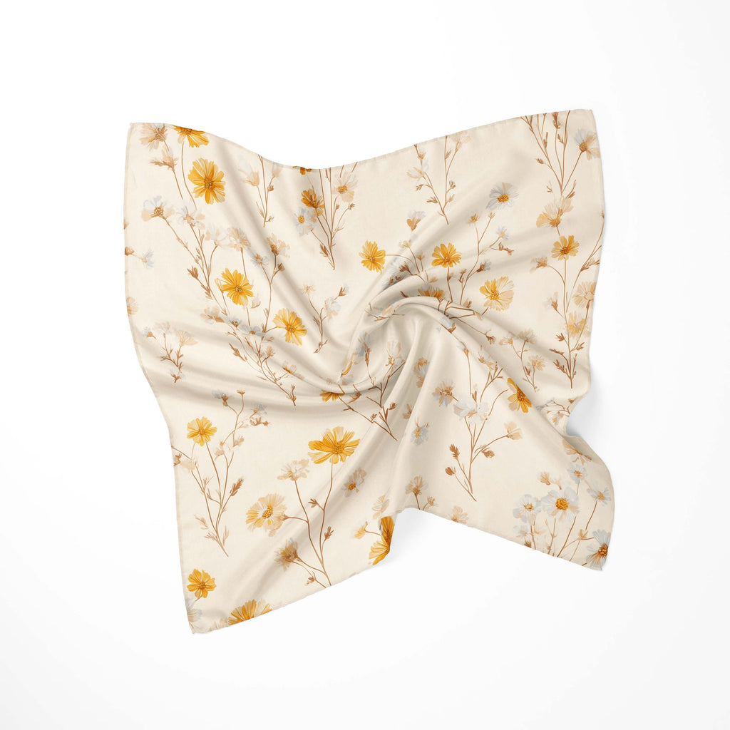 DAISY WHISPER SILK BANDANA