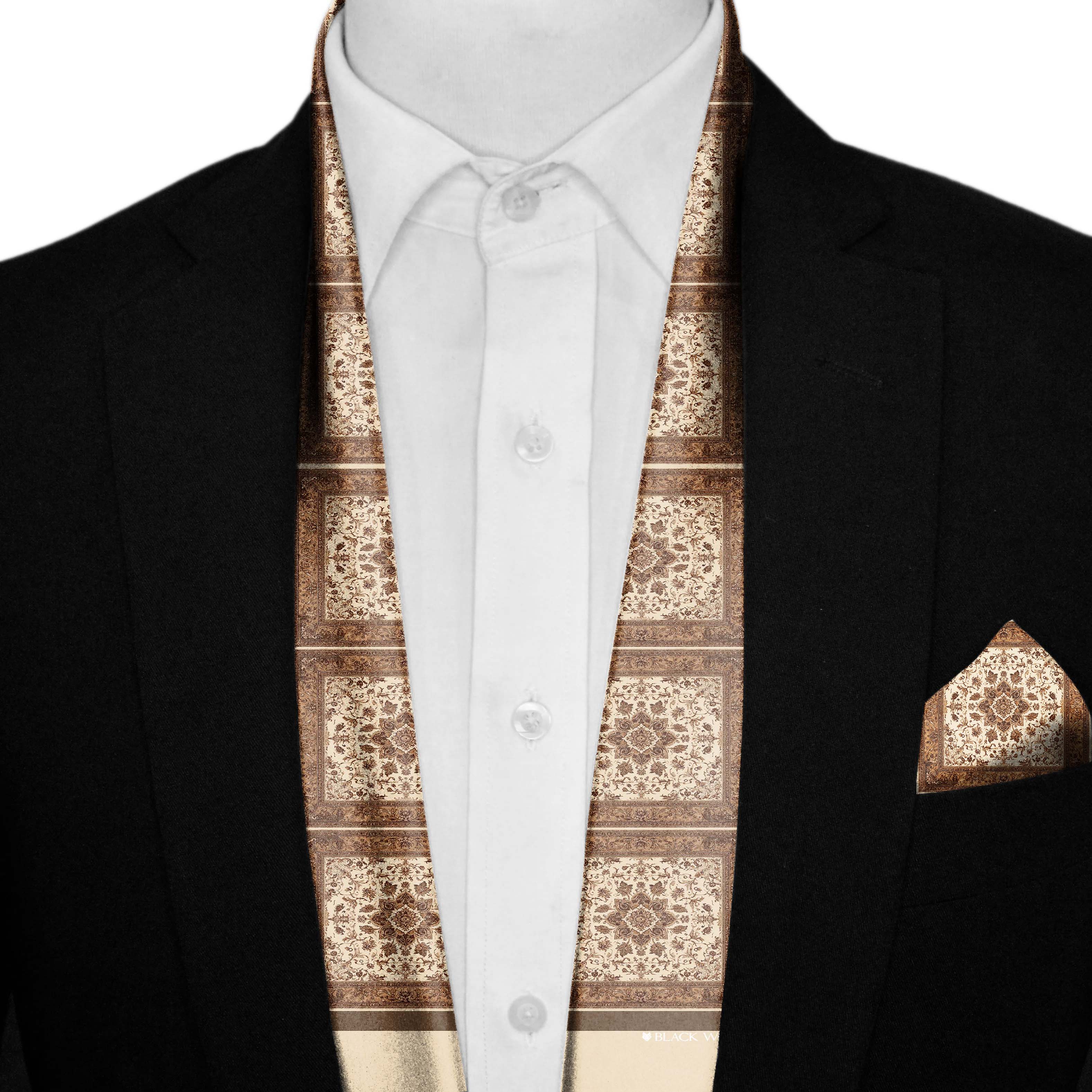 SIENNA MEN SCARF AND POCKET SQUARE SET – PREMIUM COLLECTION