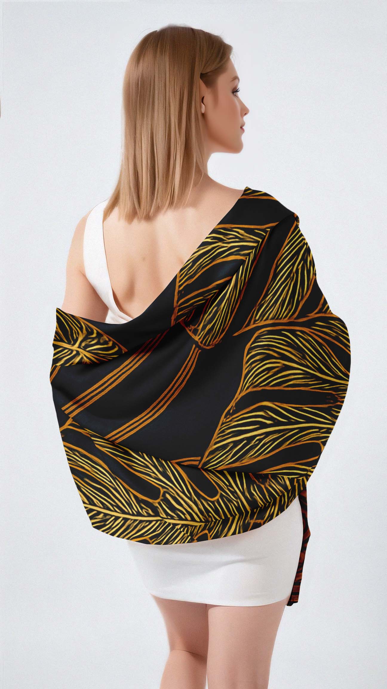 LONTAR SILK LONG LADIES SCARF