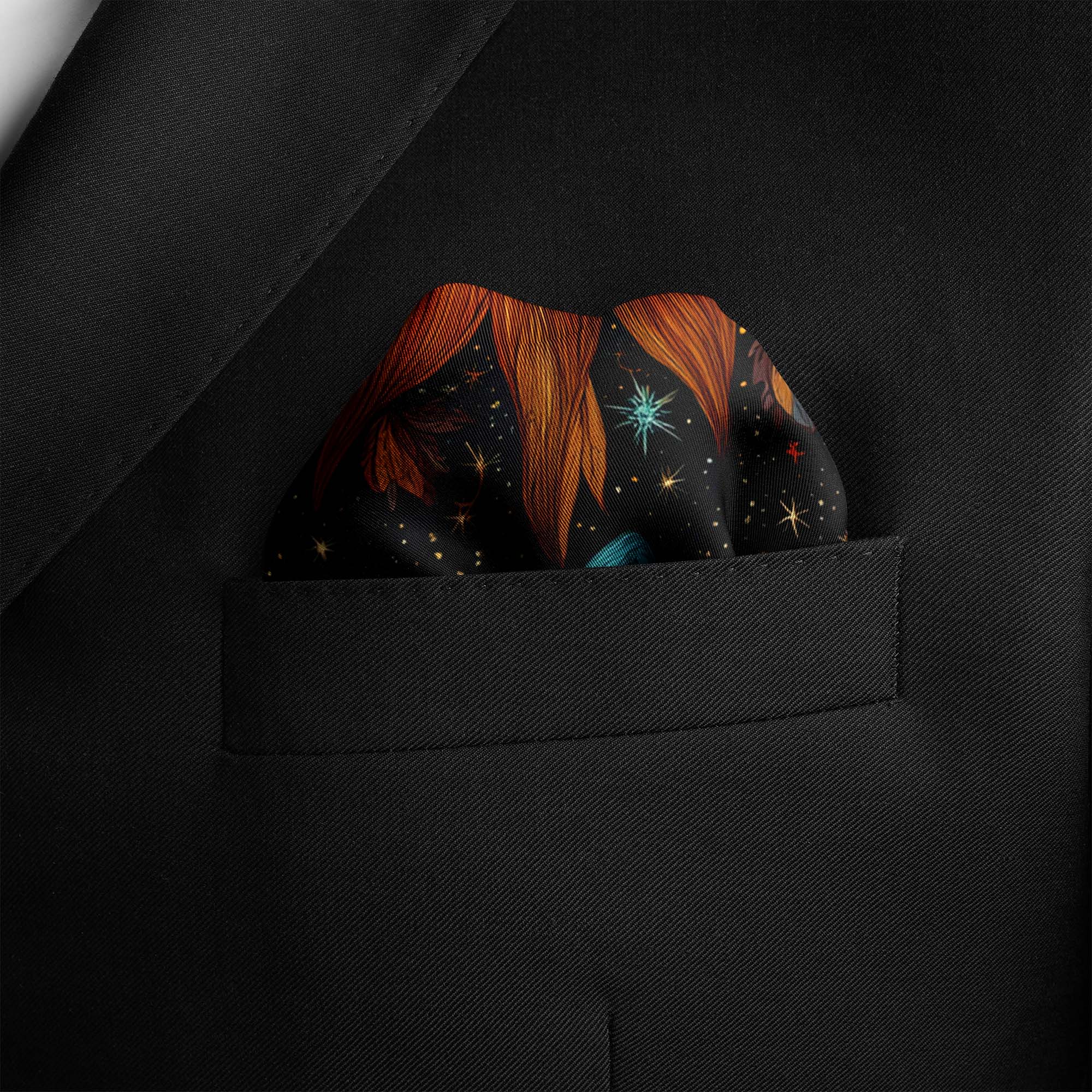 UNION OF LIGHT SILK POCKET SQUARE