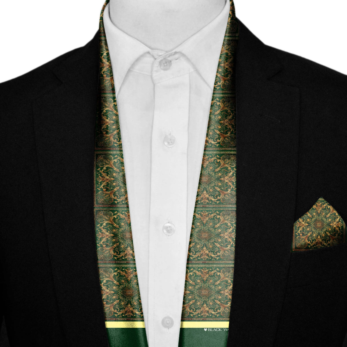 VERIDIAN MEN SCARF AND POCKET SQUARE SET – PREMIUM COLLECTION