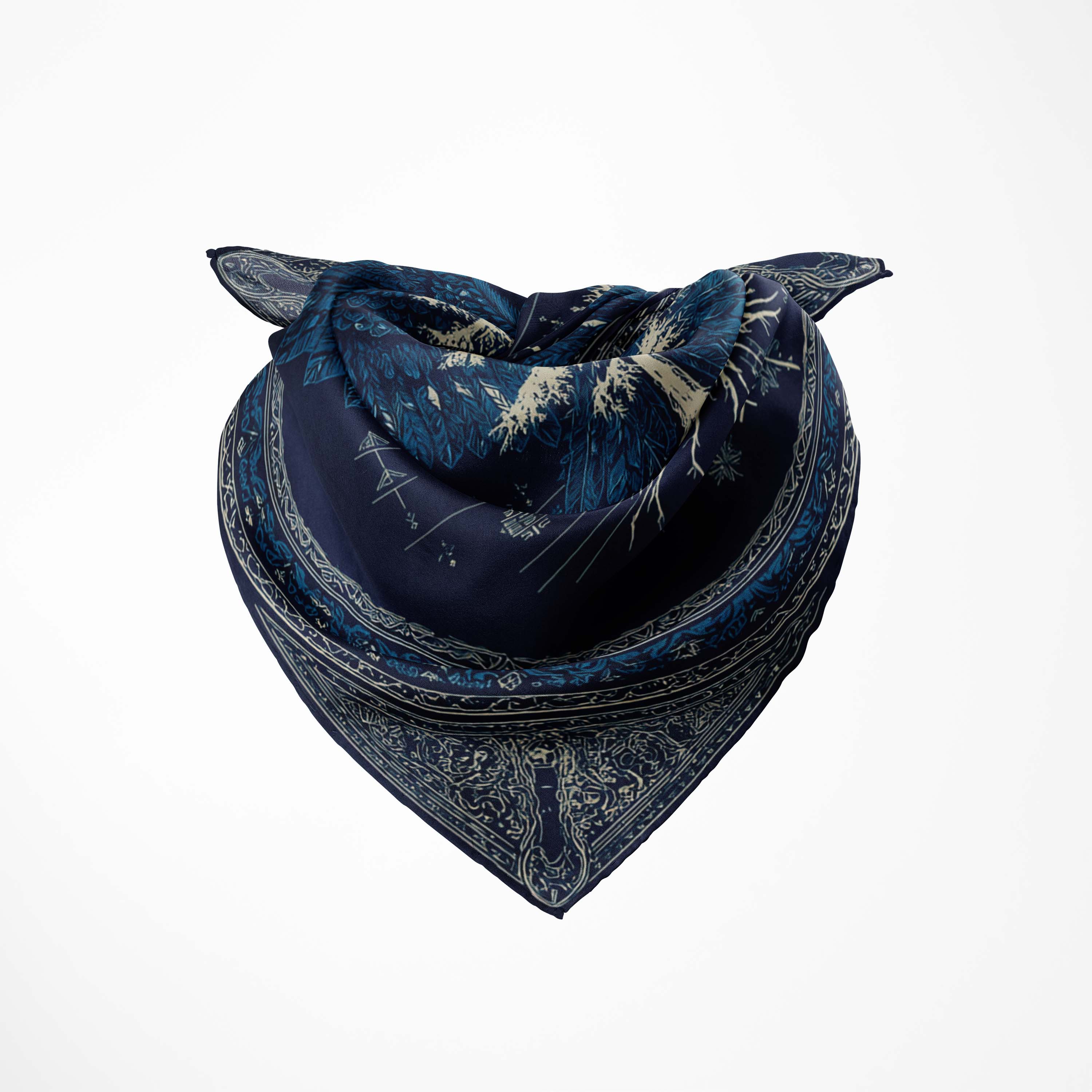 ALEX ART SILK BANDANA